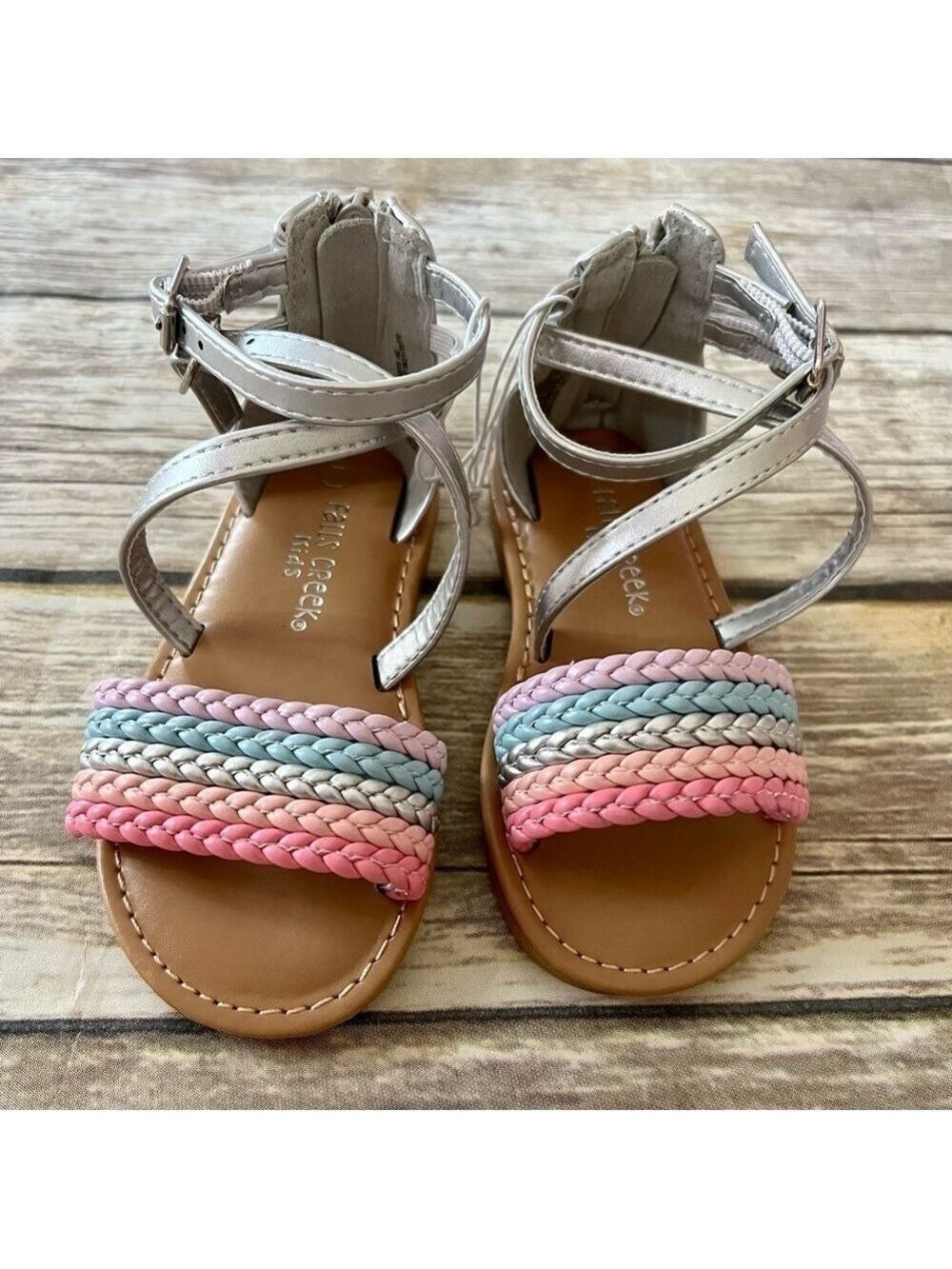 ⭐️NWT SWEET MULTI STRIPE SANDAL